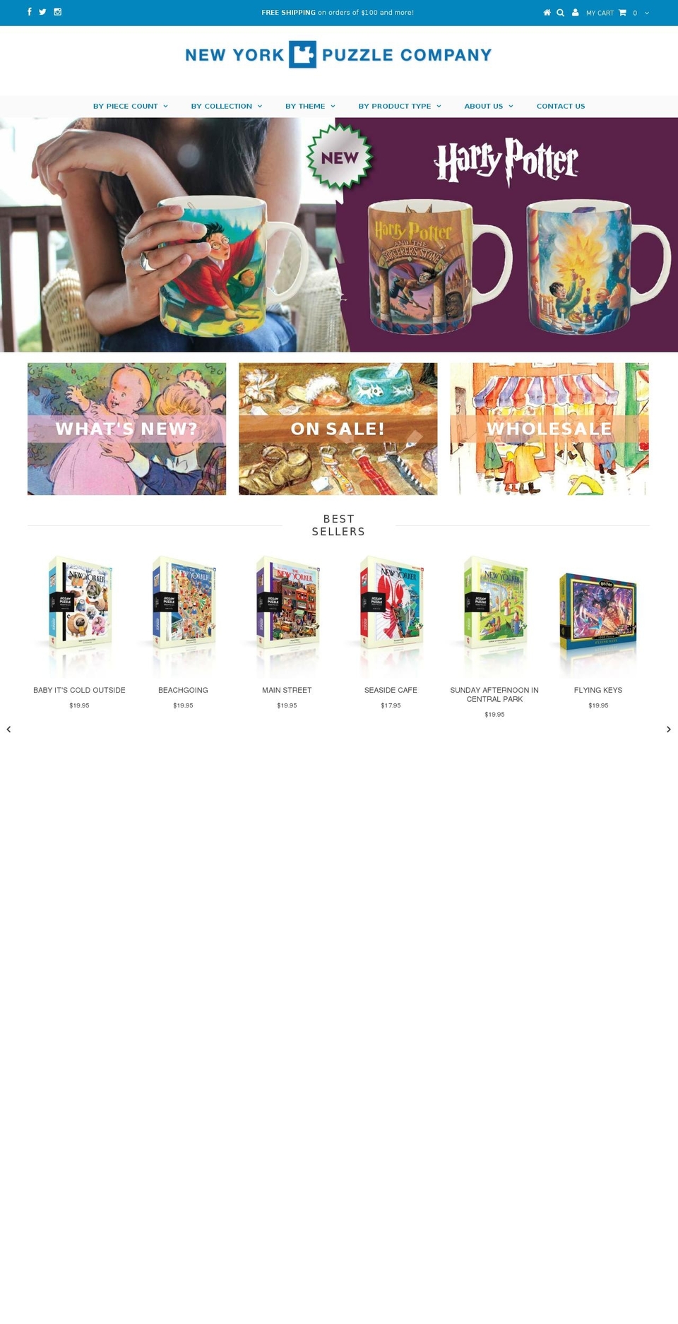metropuzzle.com — Shopify storefront screenshot