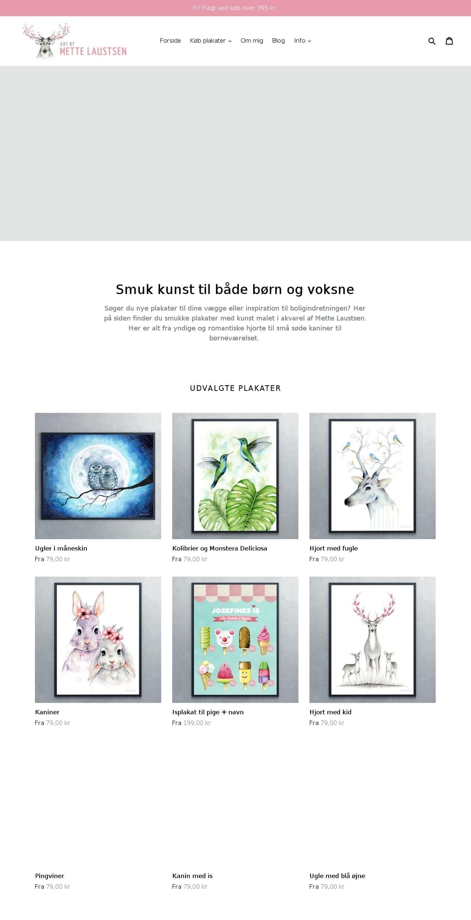 mette-laustsen.dk shopify website screenshot