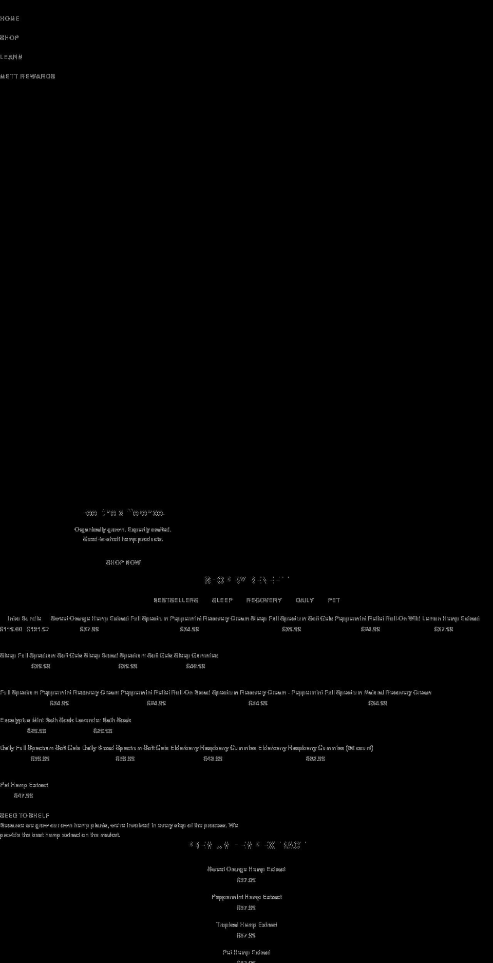 mettnaturals.com shopify website screenshot