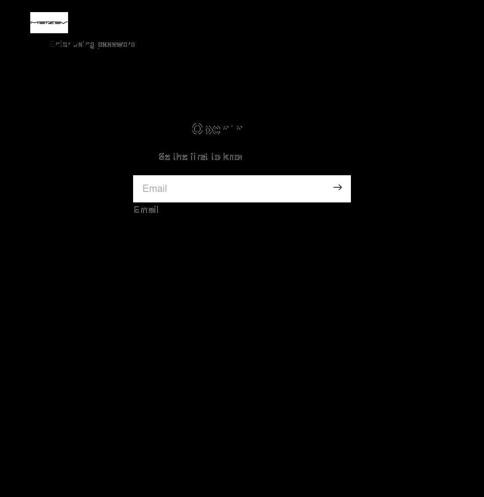 metzev.com shopify website screenshot
