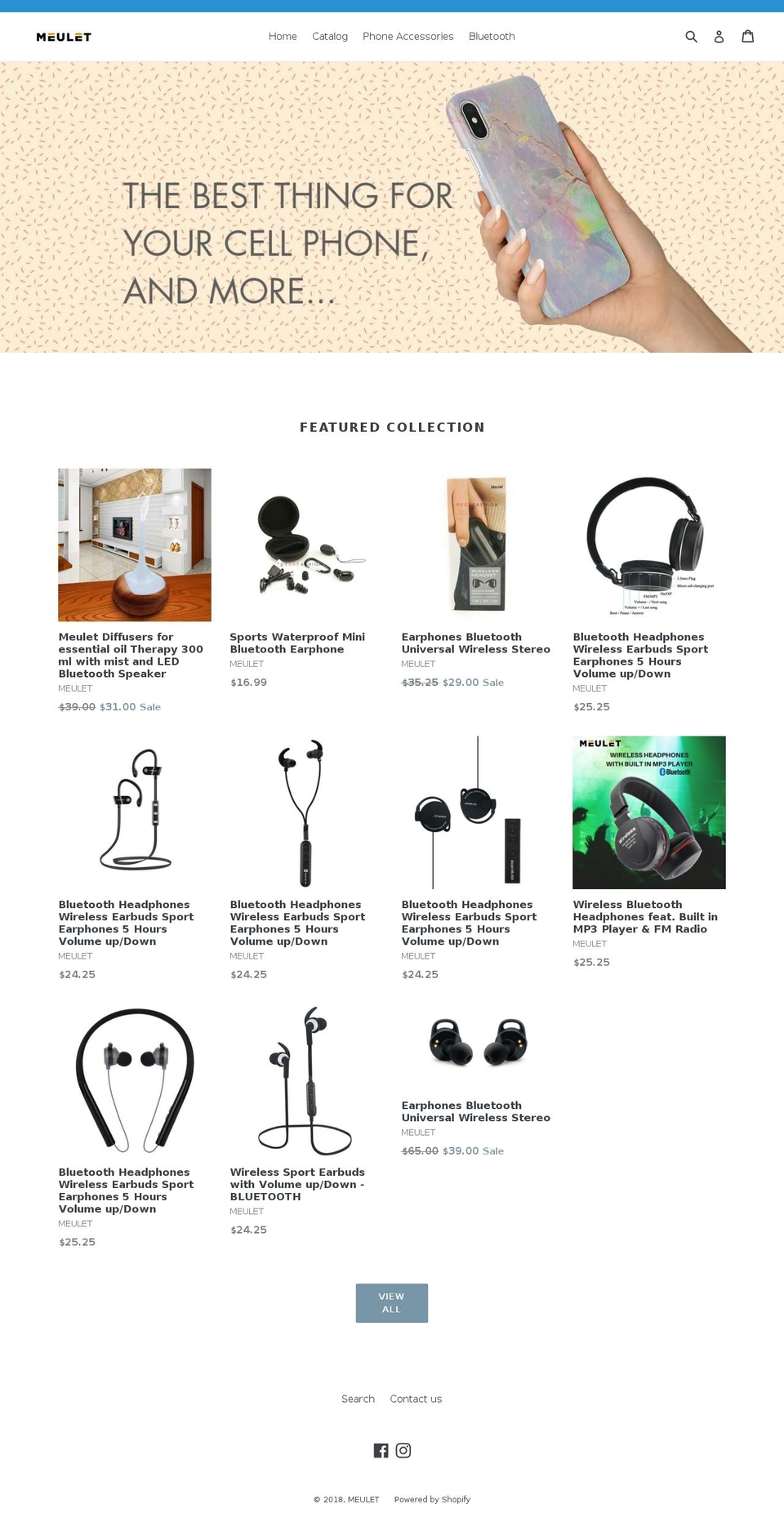meulet.com — Shopify storefront screenshot
