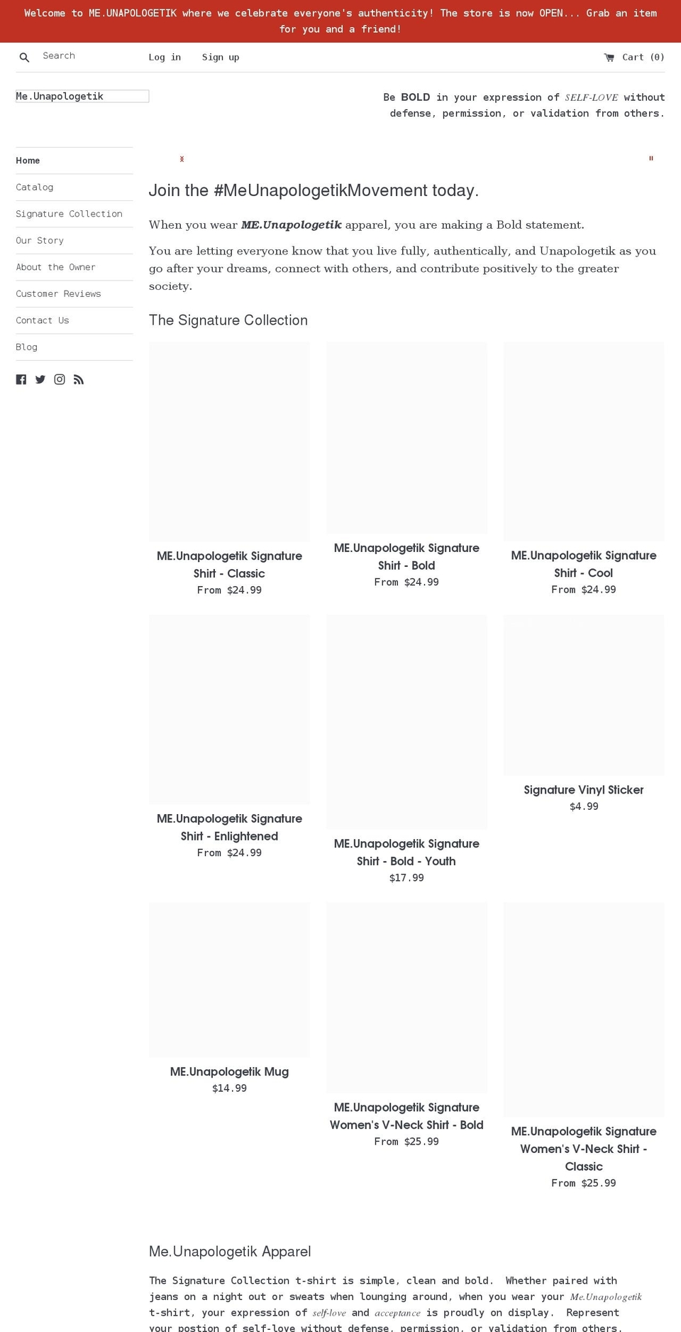 meunapologetik.com shopify website screenshot