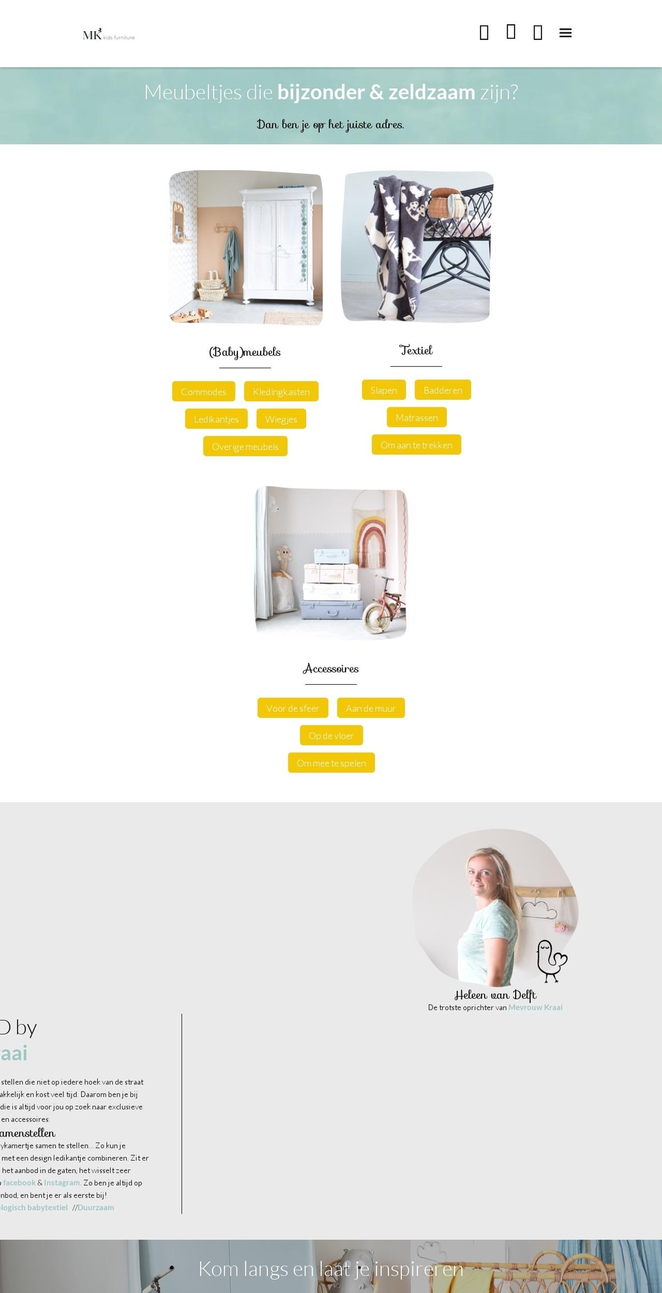 mevrouwkraai.nl shopify website screenshot