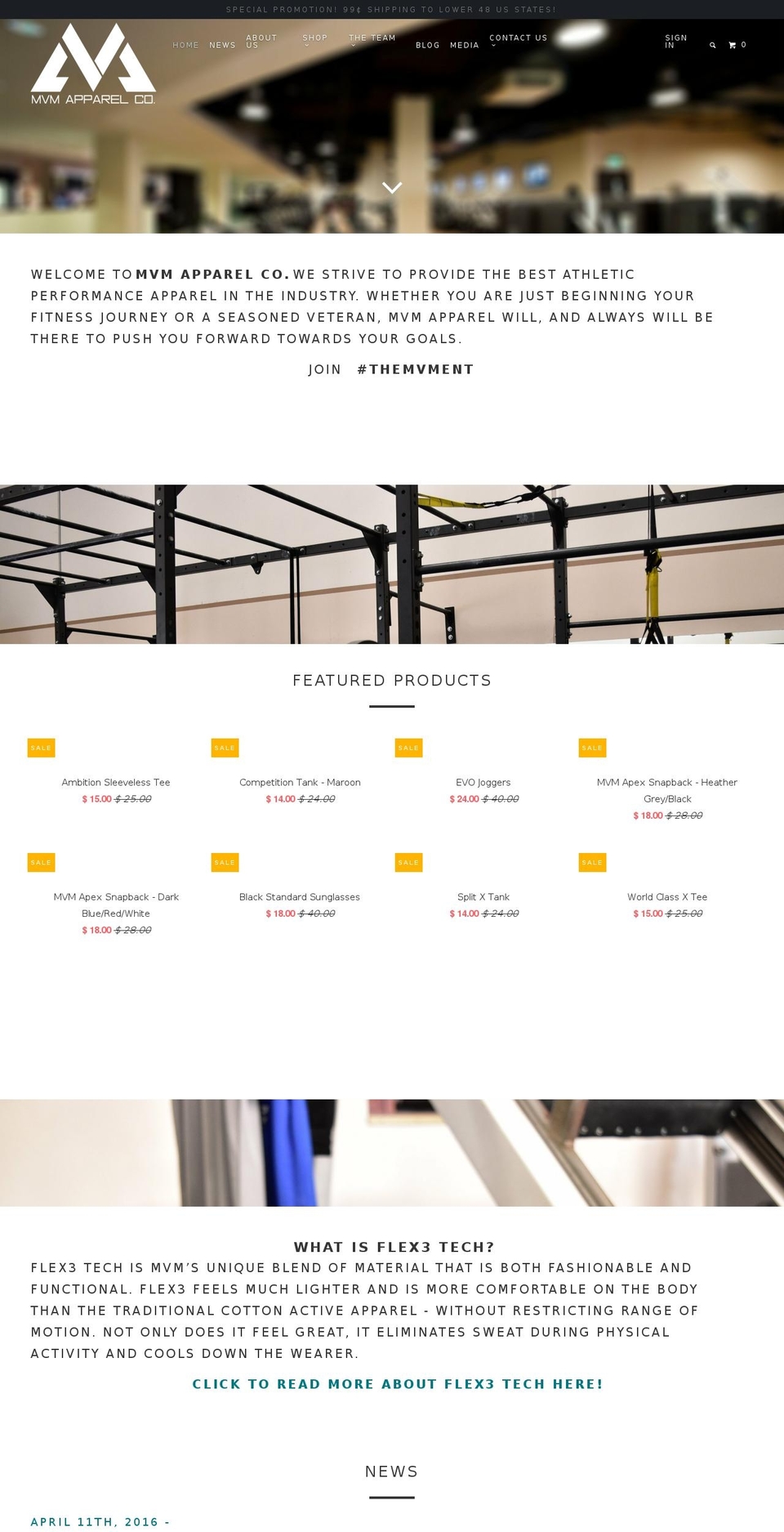 mevsmyselfapparel.com shopify website screenshot