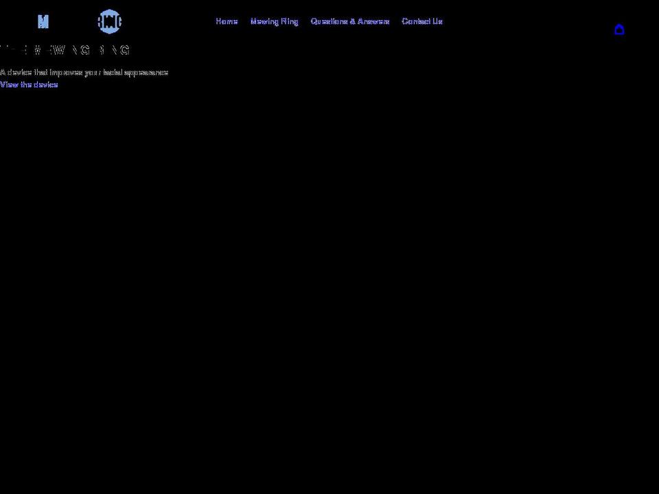 mewingring.com shopify website screenshot