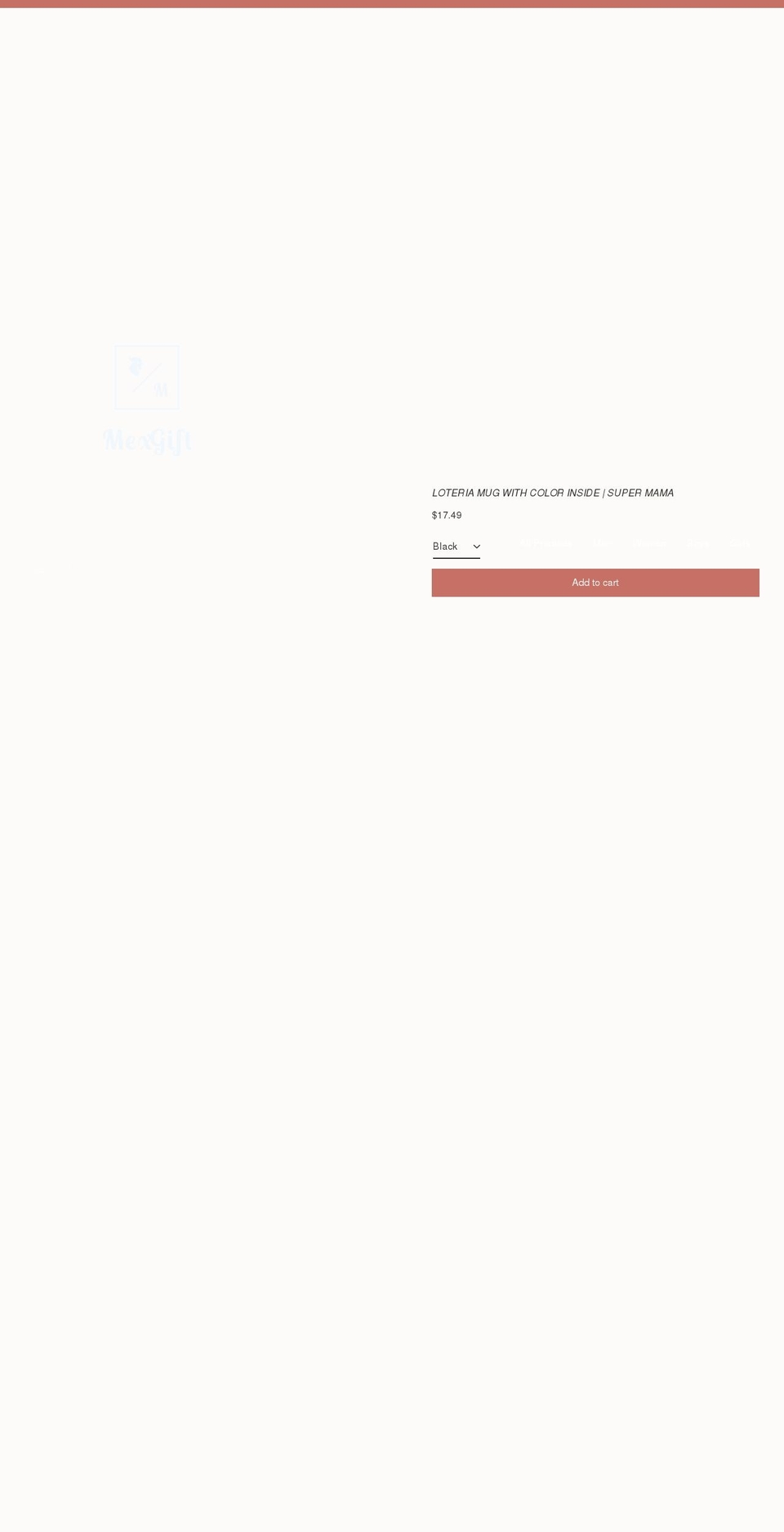 mexgift.com shopify website screenshot