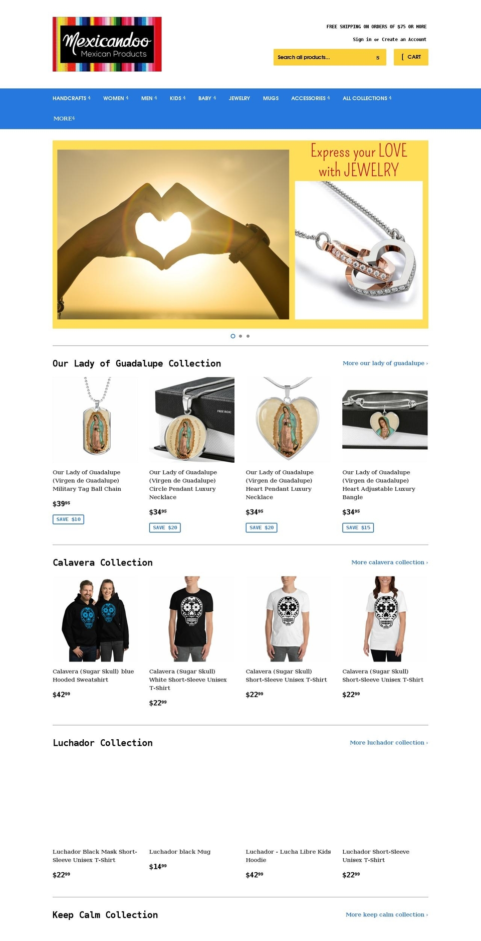 mexicandoo.com shopify website screenshot
