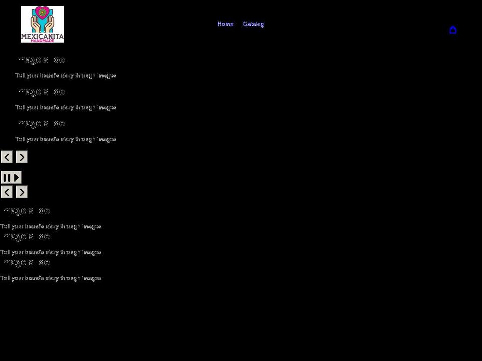 mexicanitahandmade.com shopify website screenshot