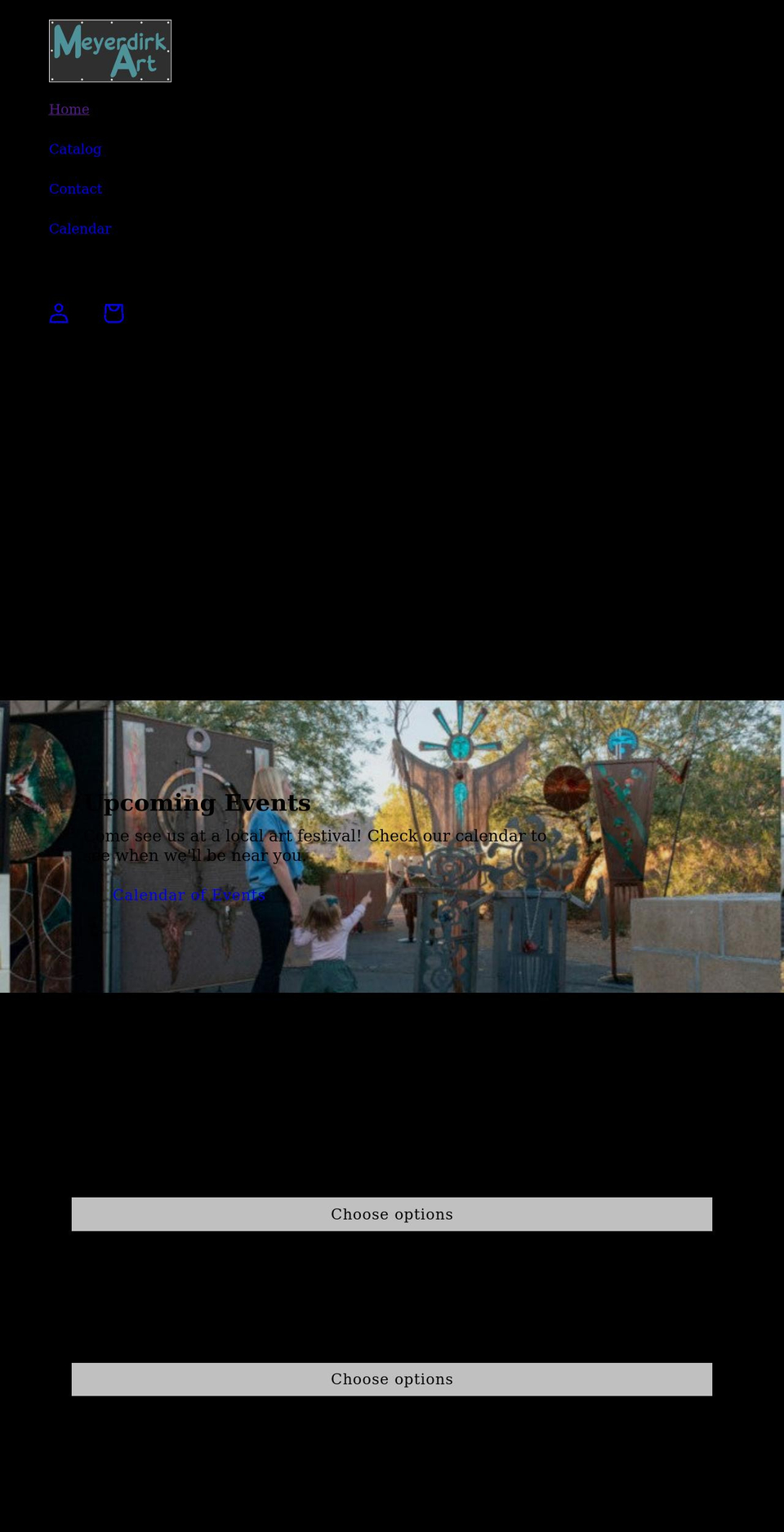 meyerdirkart.com shopify website screenshot