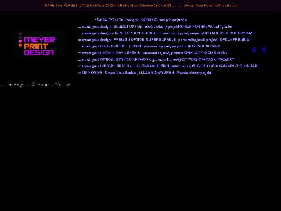 meyerprintdesign.com shopify website screenshot