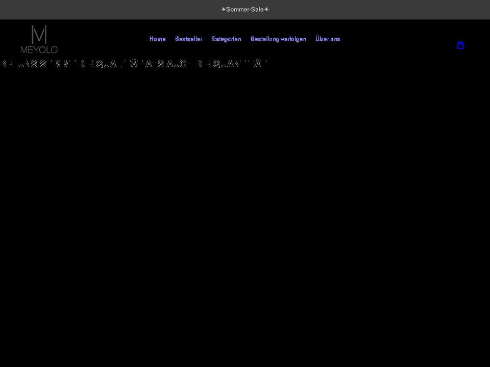 meyolo.com shopify website screenshot