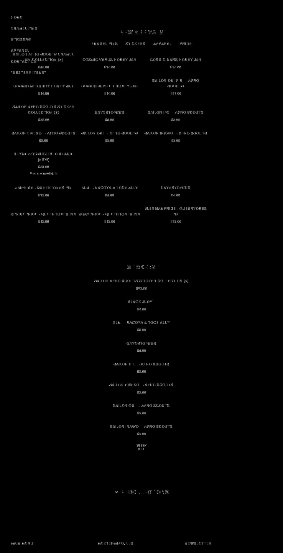 meztermind.com shopify website screenshot