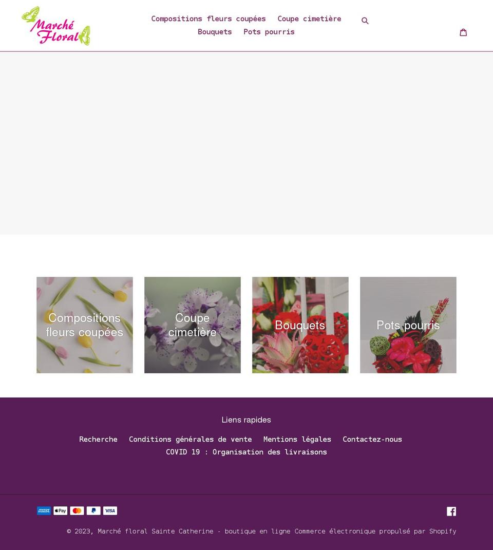 mfloral.net shopify website screenshot