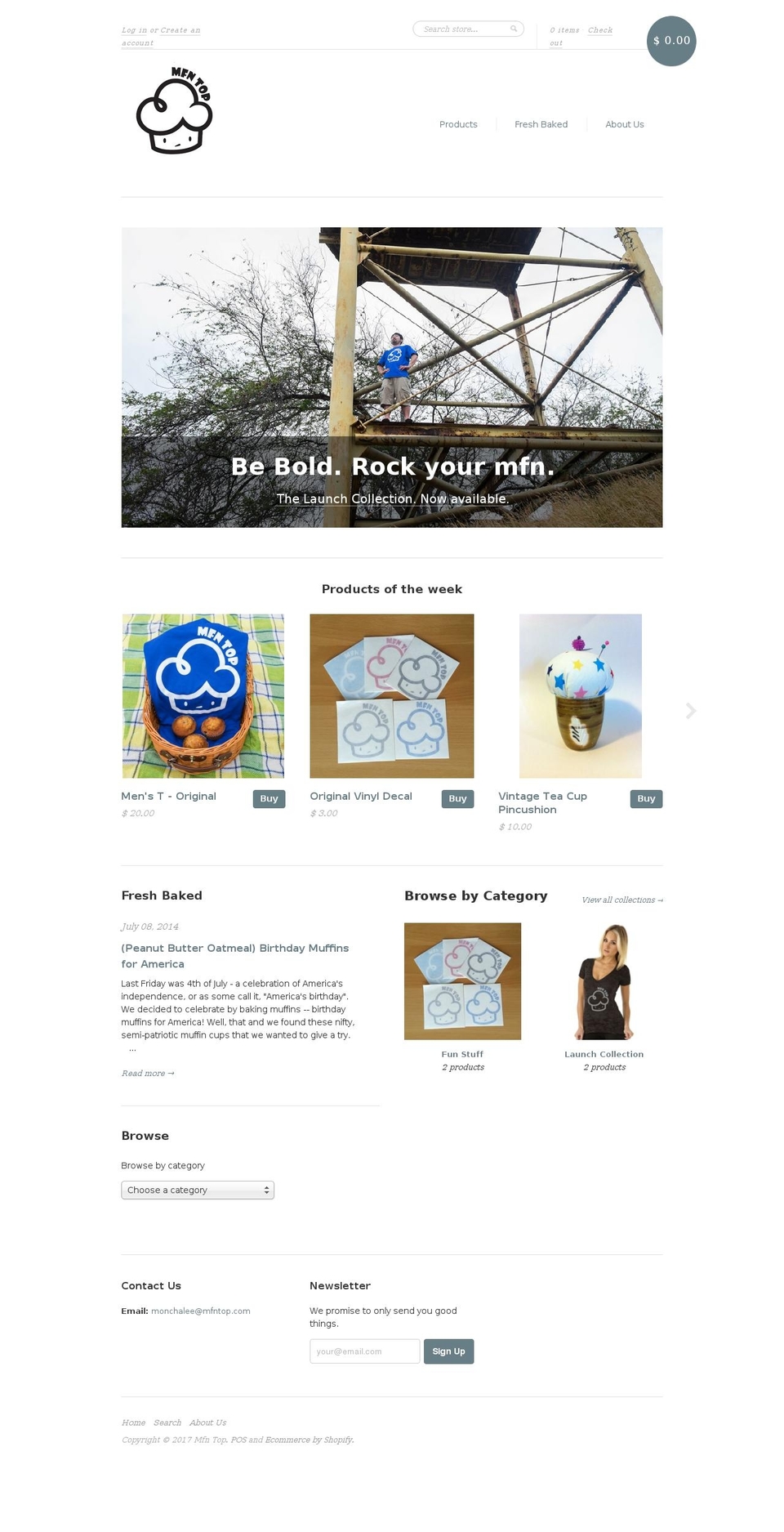 mfntop.com shopify website screenshot