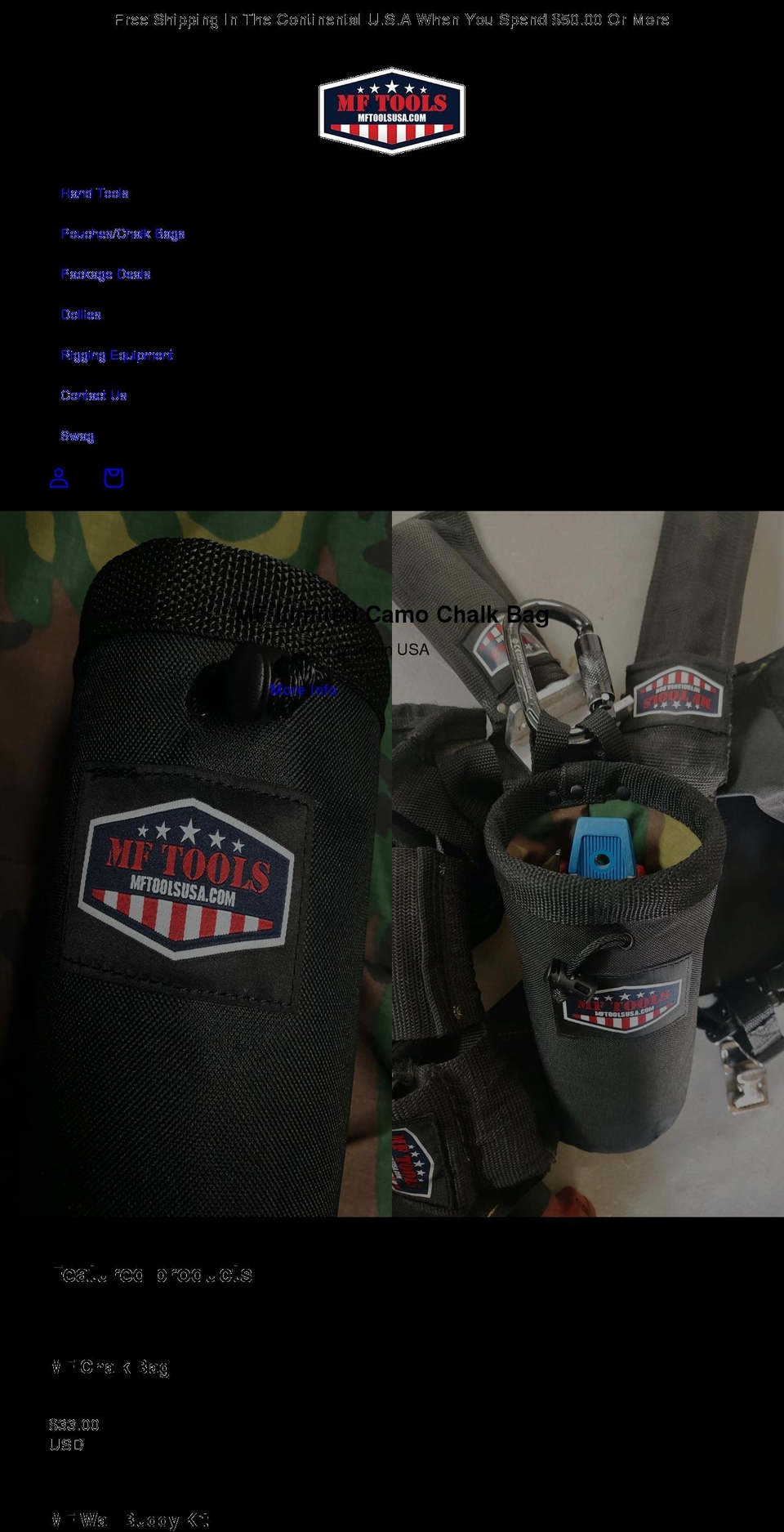 mftoolsusa.com shopify website screenshot