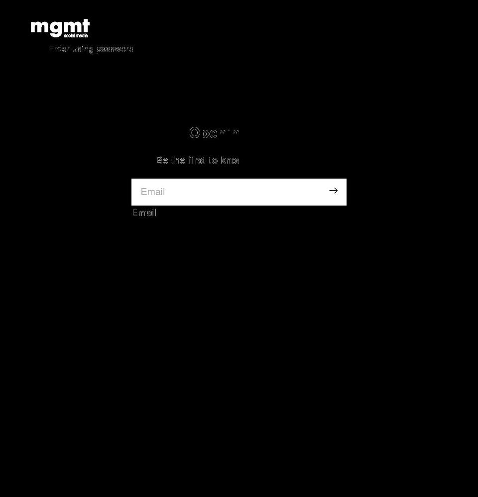 mgmt.social shopify website screenshot