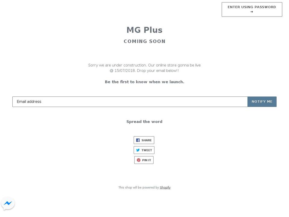 mgplus.gr shopify website screenshot