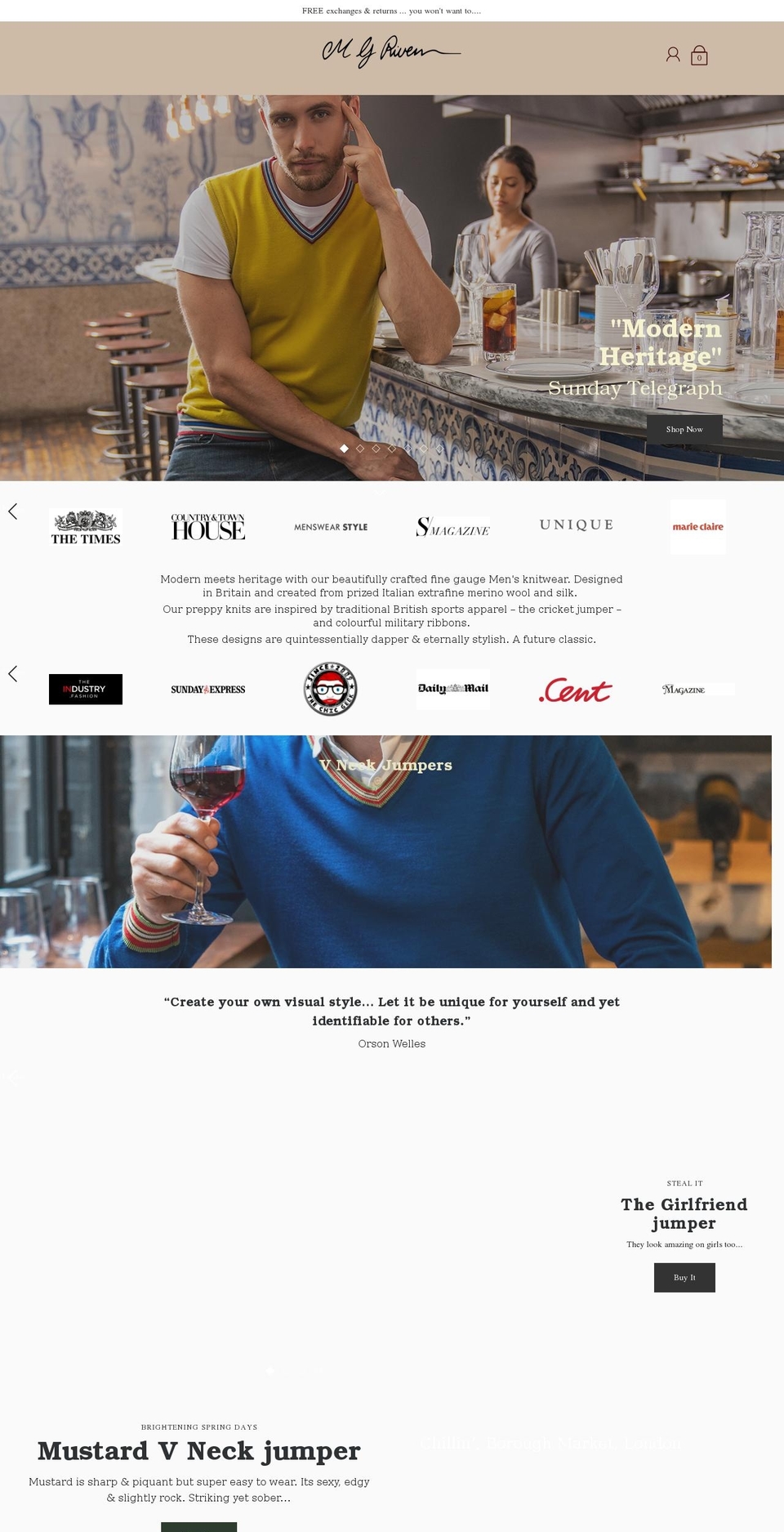 mgrivers.com shopify website screenshot