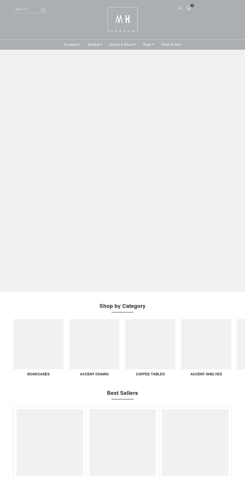 mh-london.co.uk shopify website screenshot