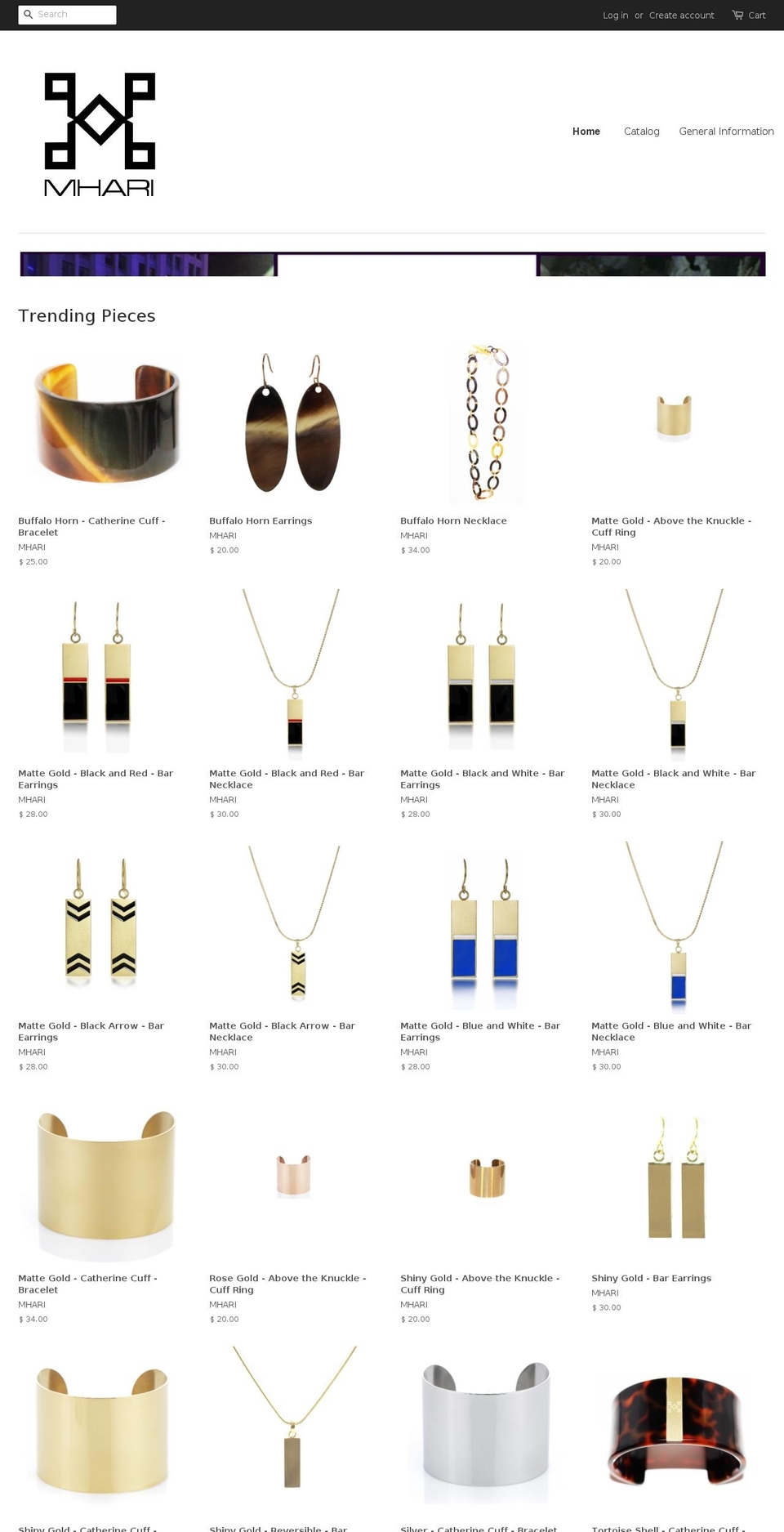 mharipatterson.com shopify website screenshot