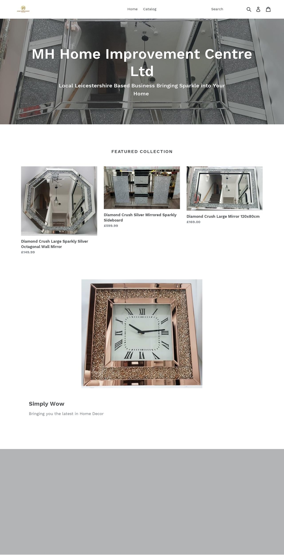 mhhomeimprovement.com — Shopify storefront screenshot