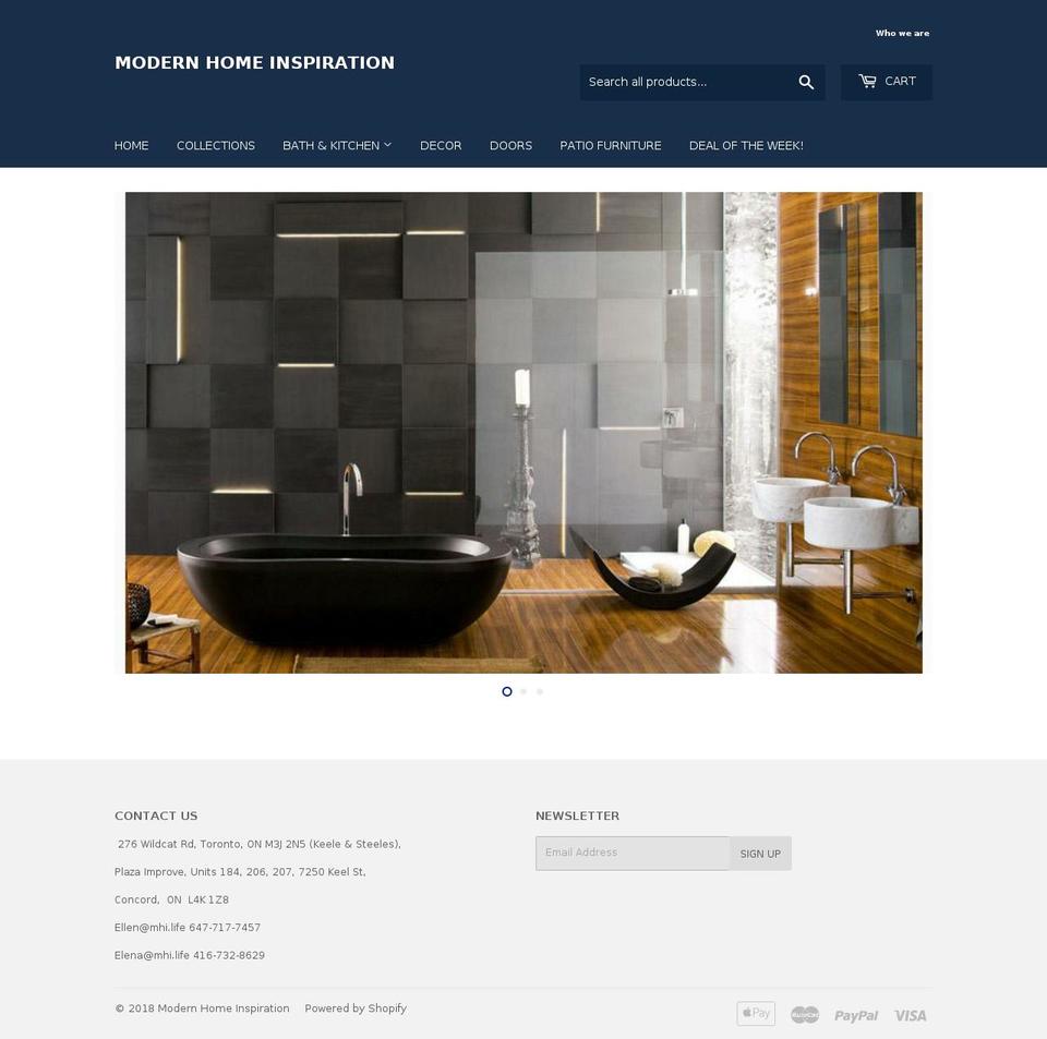 mhi.life shopify website screenshot