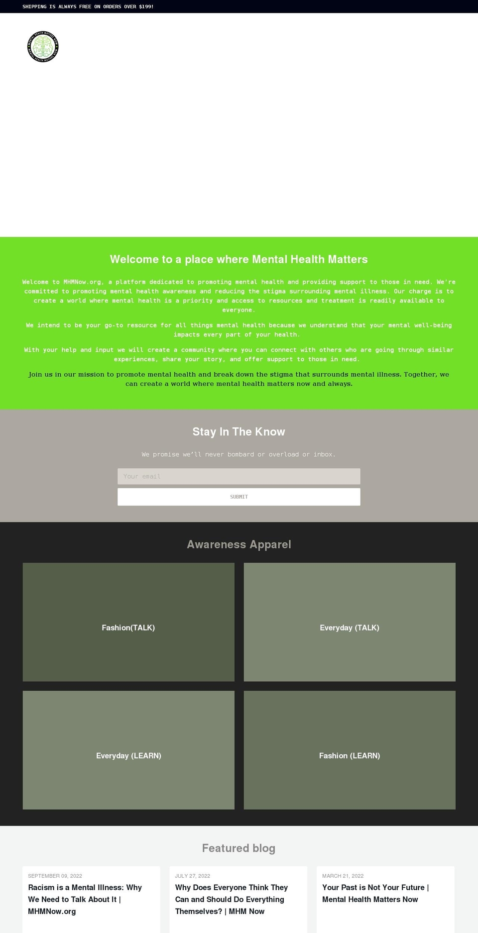mhmnow.org shopify website screenshot