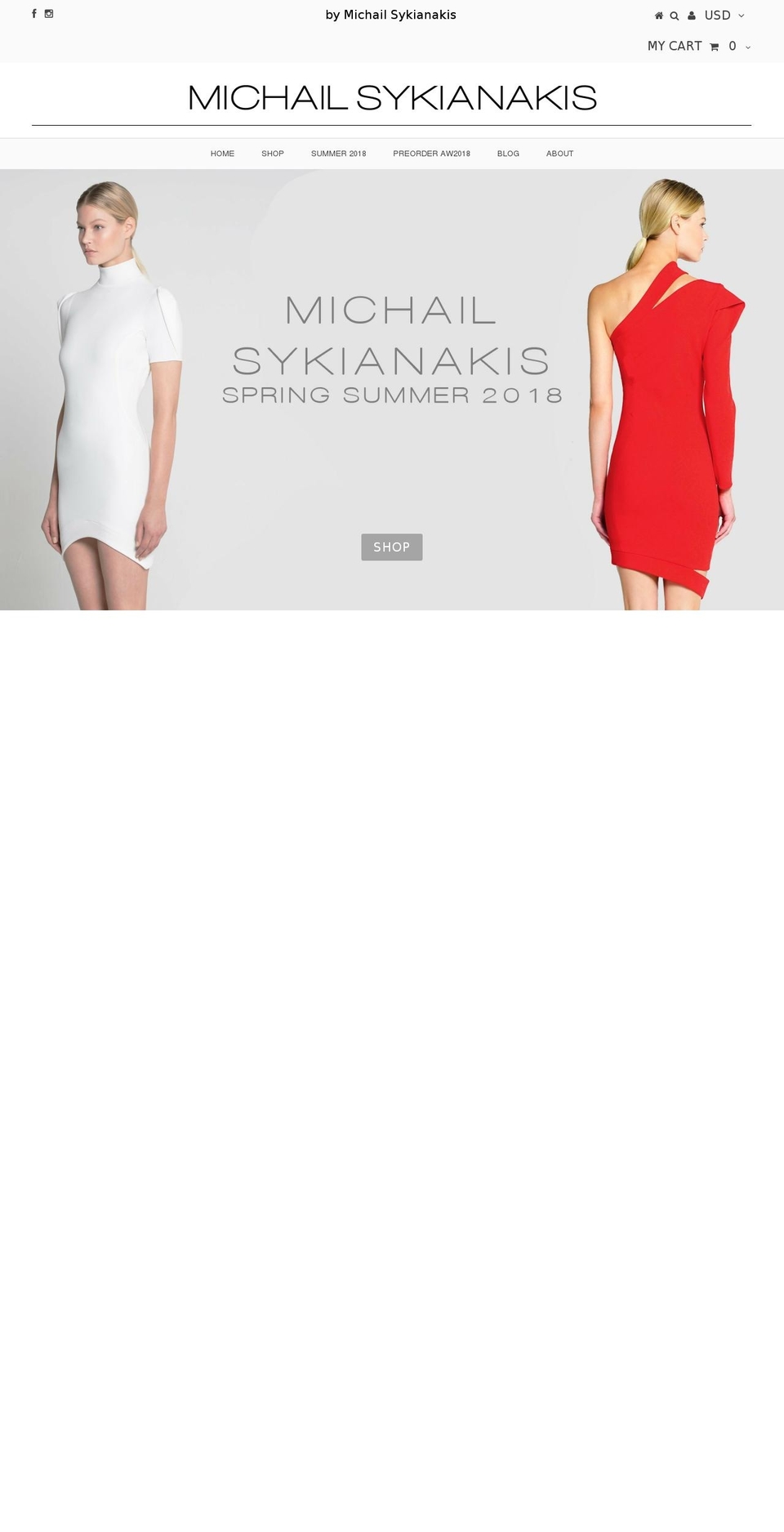 mhskshop.com — Shopify storefront screenshot