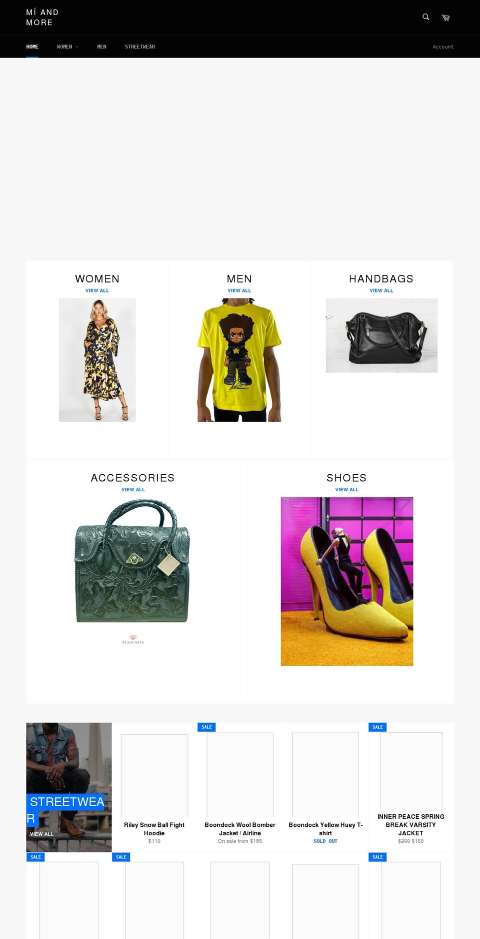mi-and-more.com shopify website screenshot