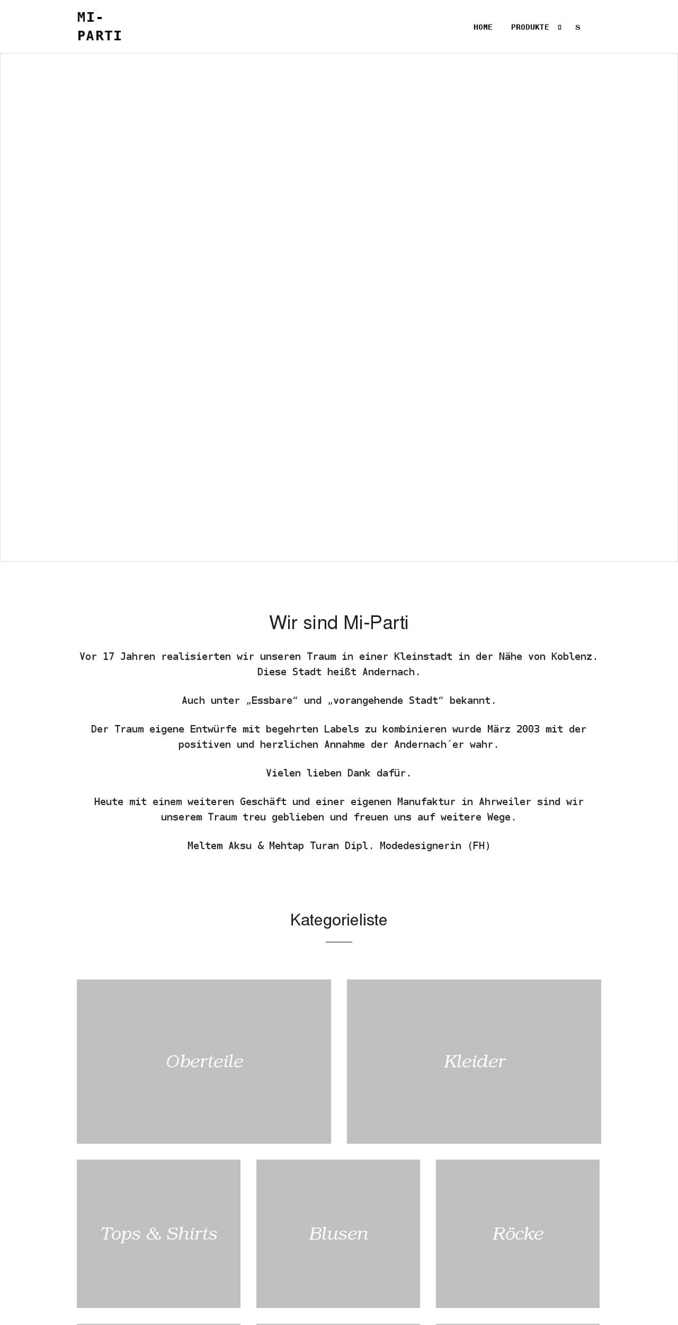 mi-parti.de shopify website screenshot