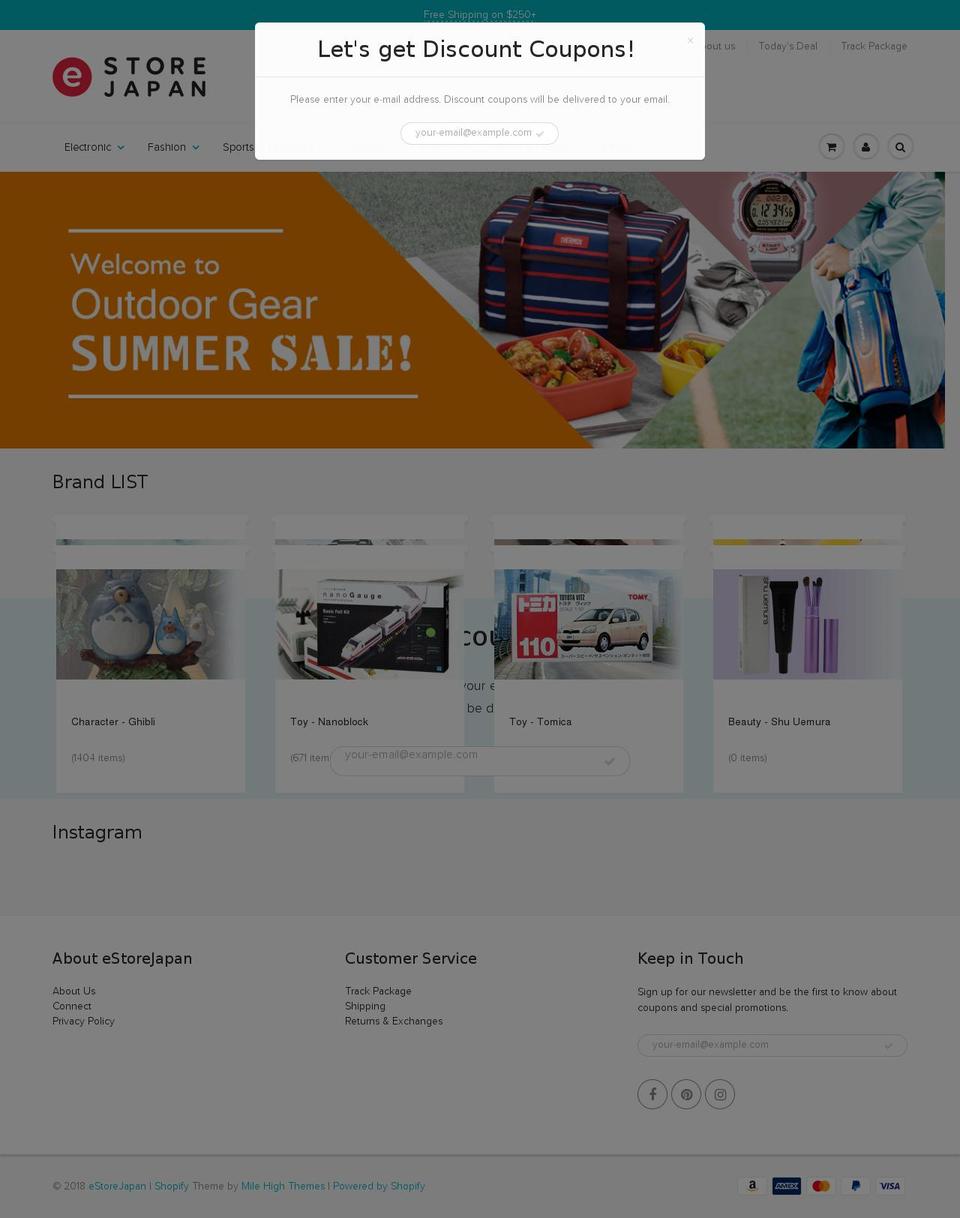mi-tsuketa.com — Shopify storefront screenshot