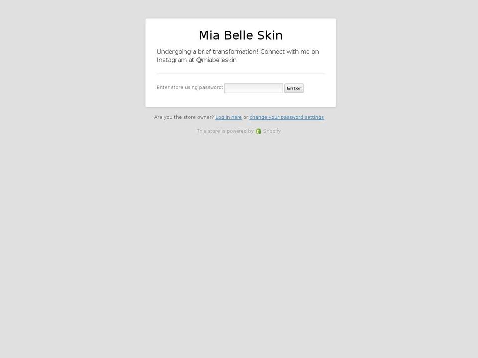 miabelle.info shopify website screenshot