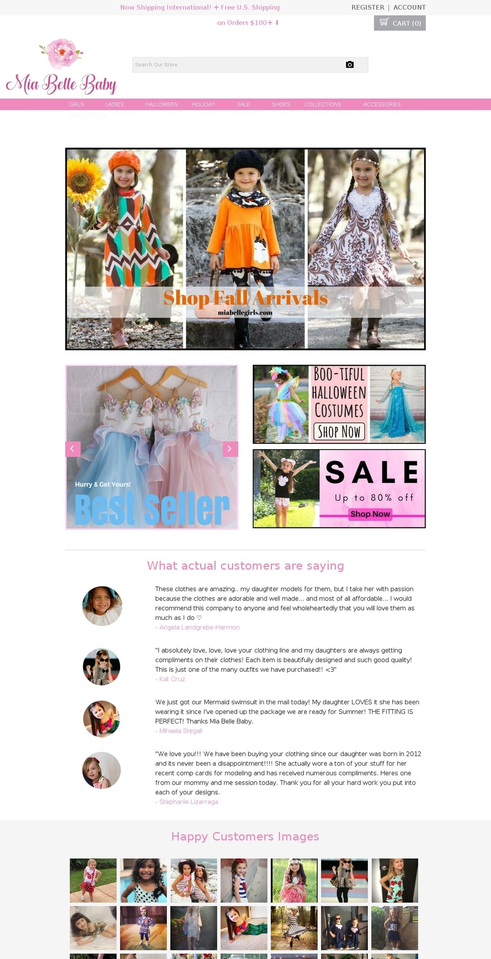 miabellebaby-pixelsupply.myshopify.com shopify website screenshot