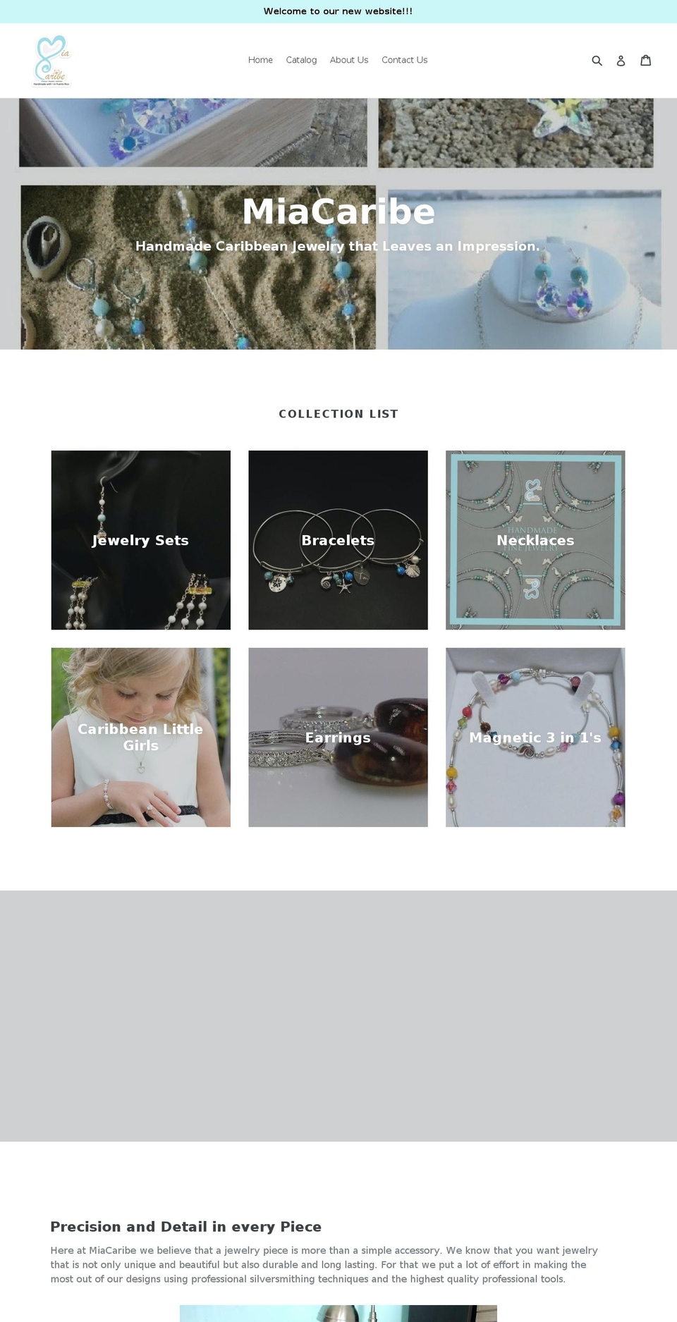 miacaribe.com — Shopify storefront screenshot