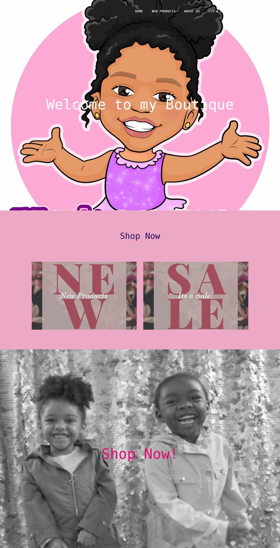 miagsboutique.com shopify website screenshot