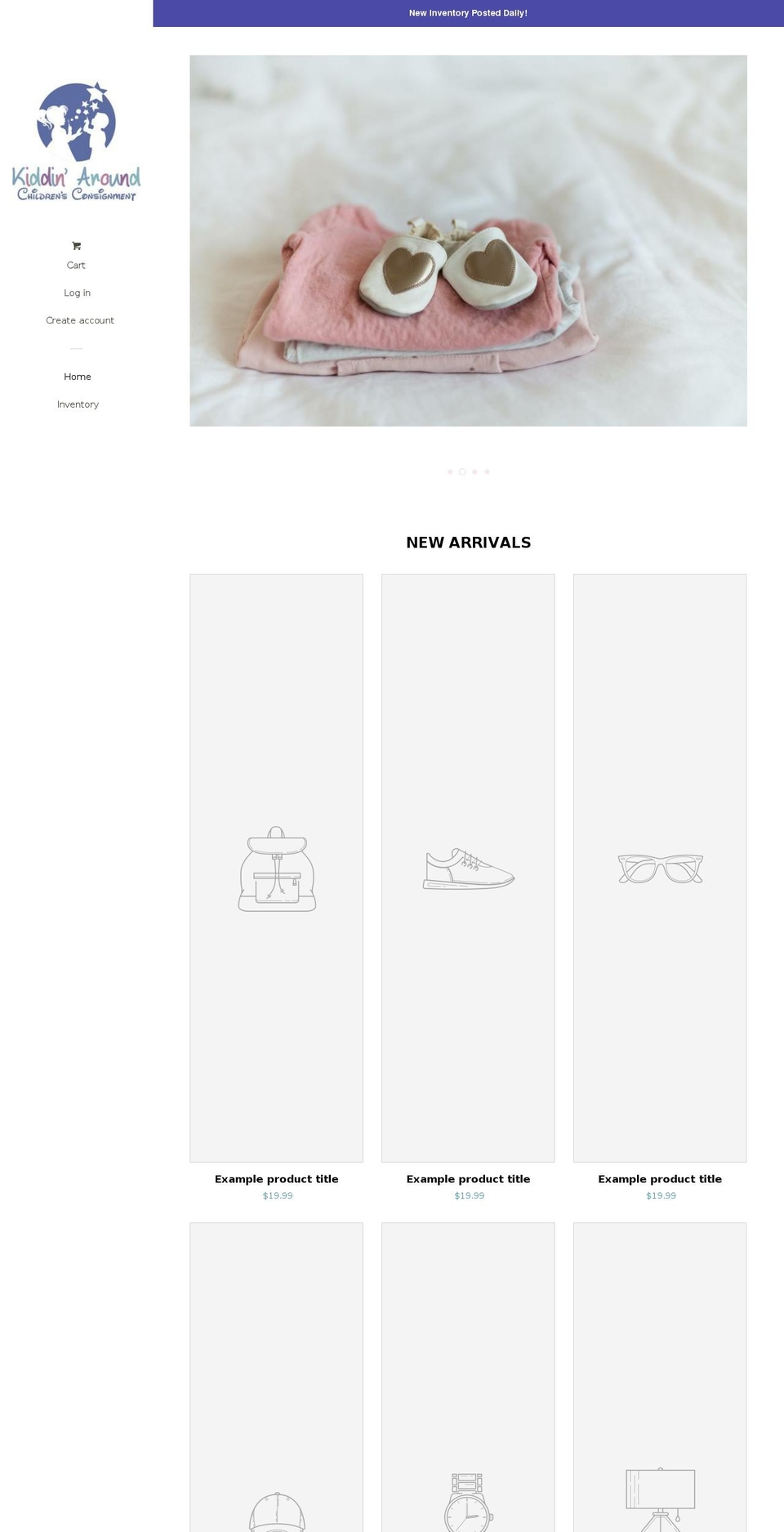 miamibeachchildrensconsignment.com — Shopify storefront screenshot