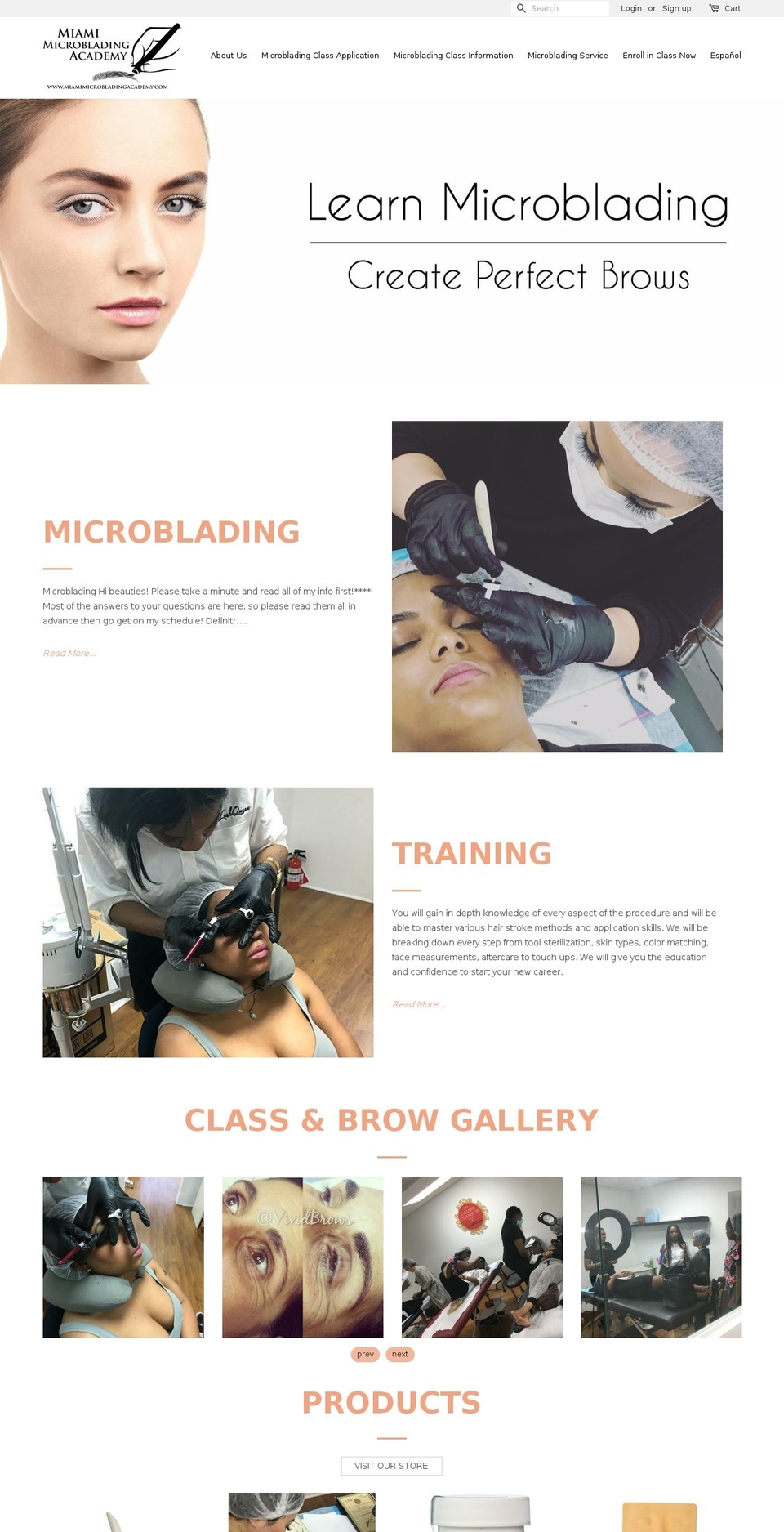 microbladingacadem Shopify theme site example miamimicrobladingacademy.com