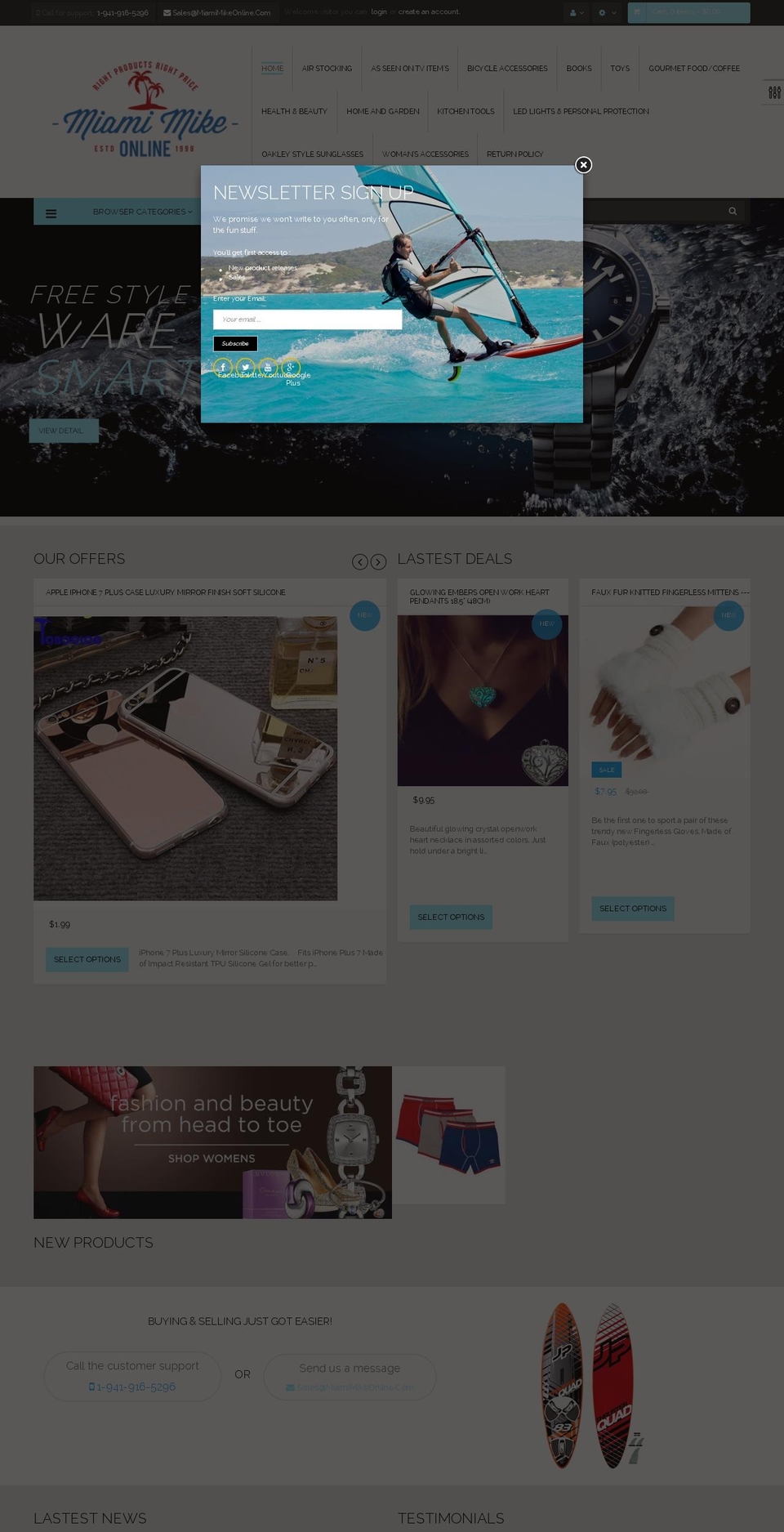 ap-windsrufing Shopify theme site example miamimikeonline.com