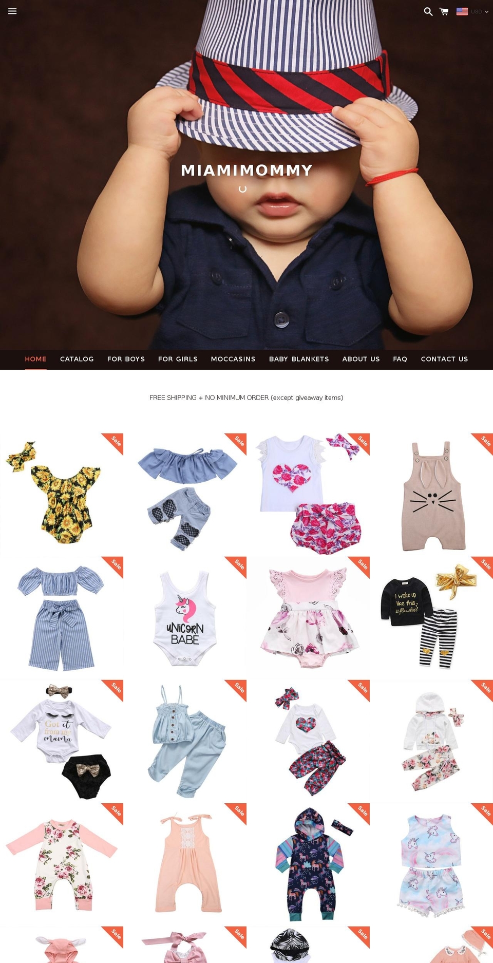 miamimommy.net shopify website screenshot