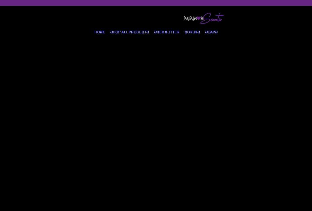 miamorscents.com shopify website screenshot