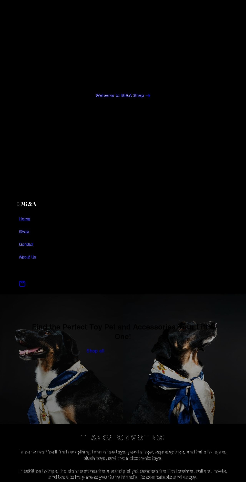 miashop.org shopify website screenshot