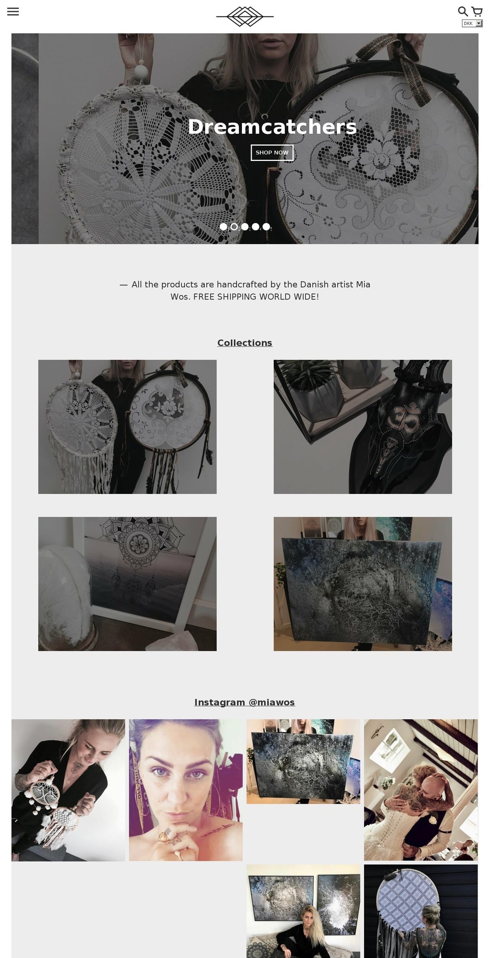 miawos.com — Shopify storefront screenshot