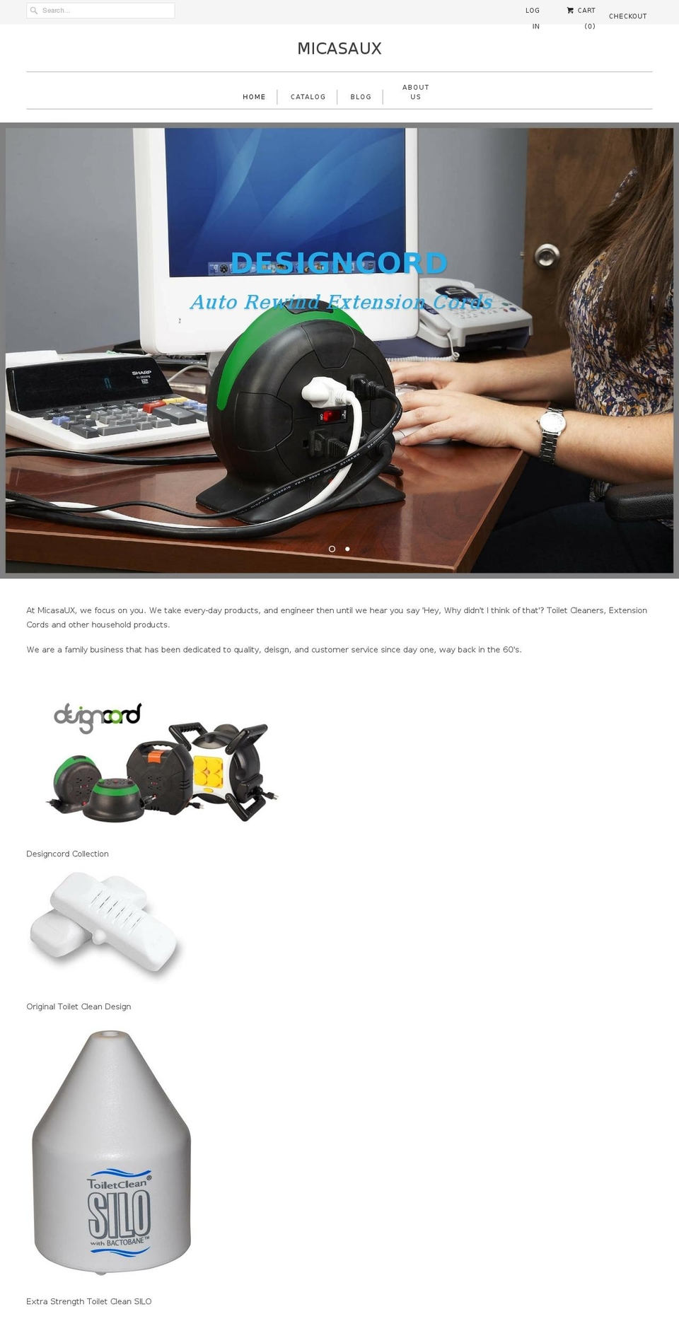 micasaux.com shopify website screenshot