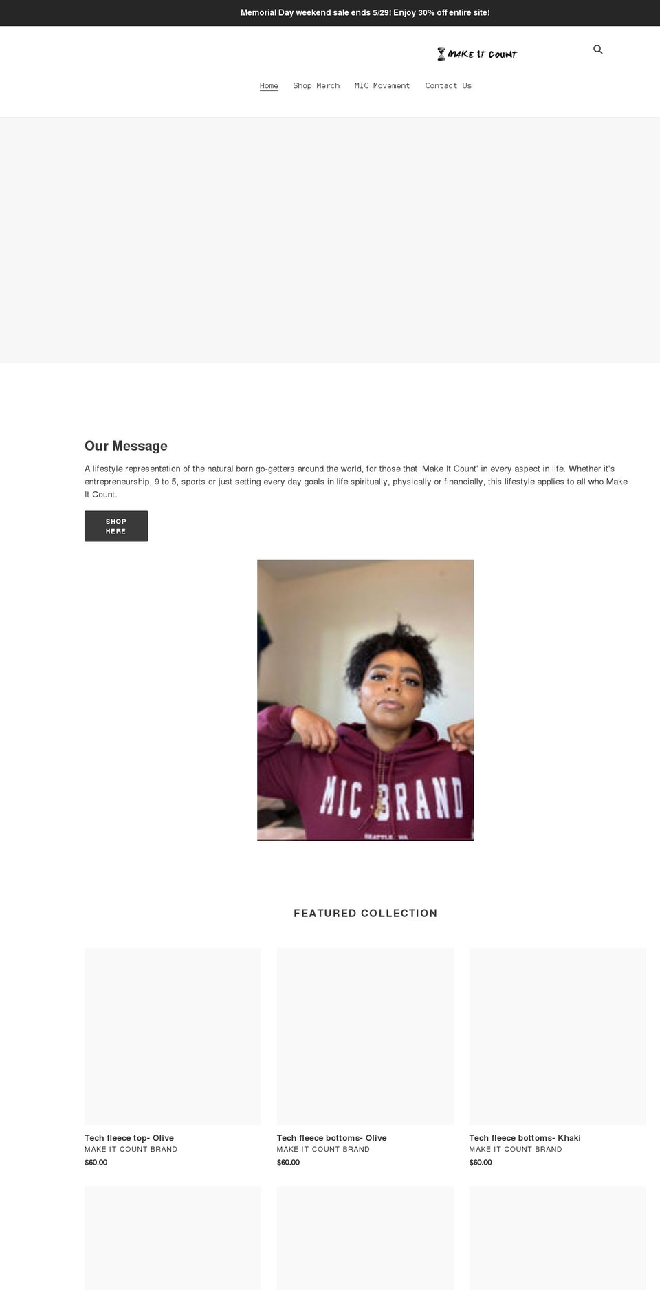 micbrandseattle.com shopify website screenshot