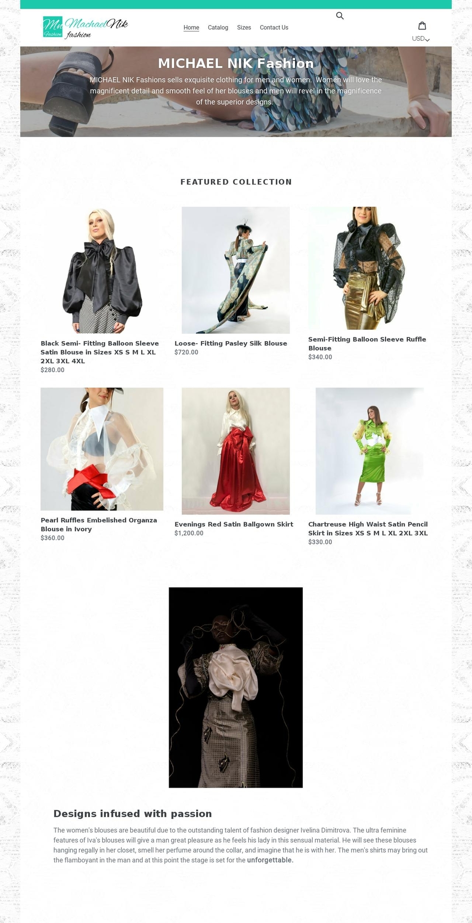 michael-nik-fashion.myshopify.com shopify website screenshot