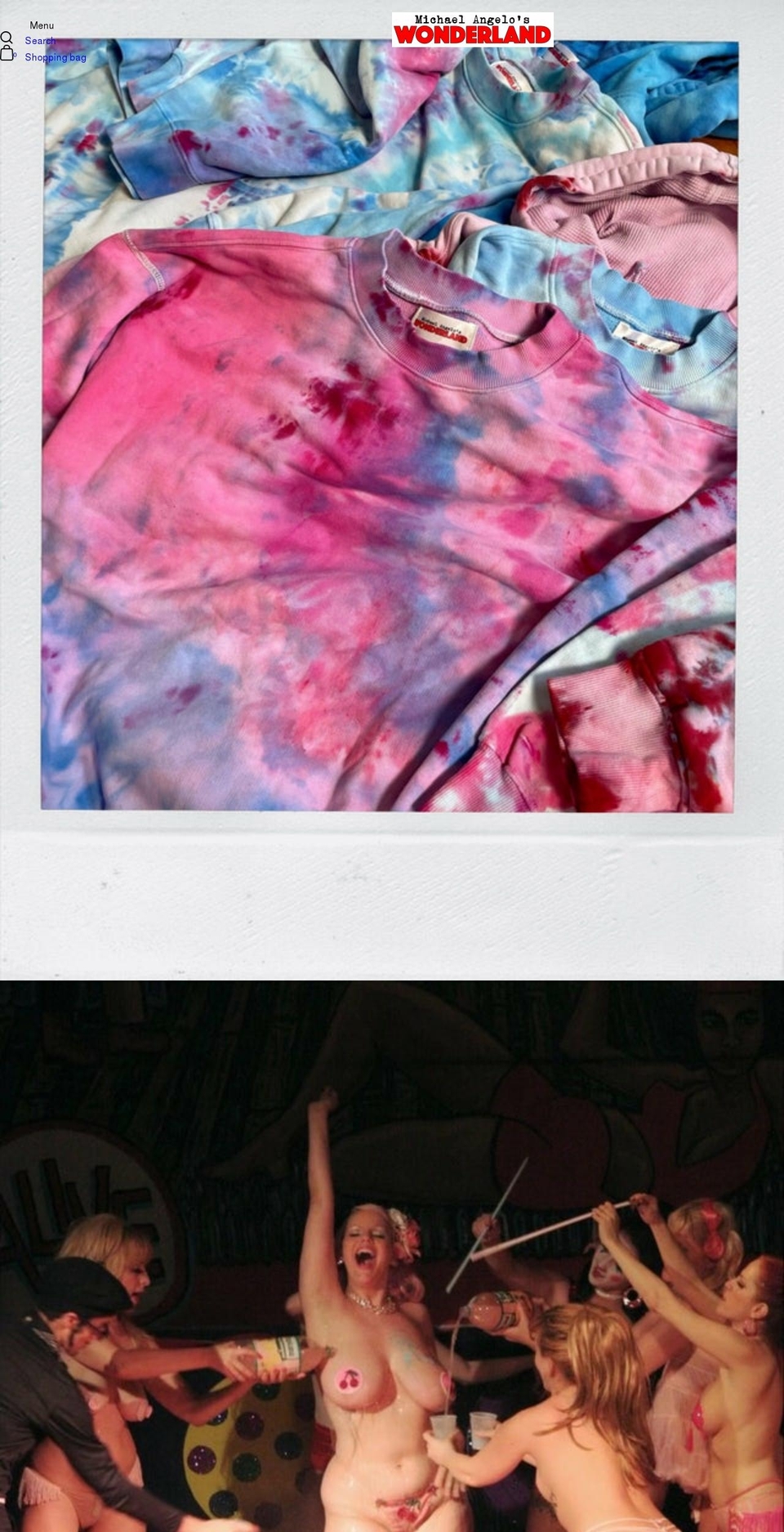 michaelangeloswonderland.com shopify website screenshot