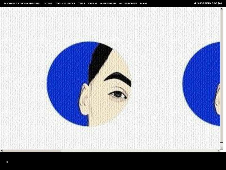 michaelanthonyapparel.com — Shopify storefront screenshot