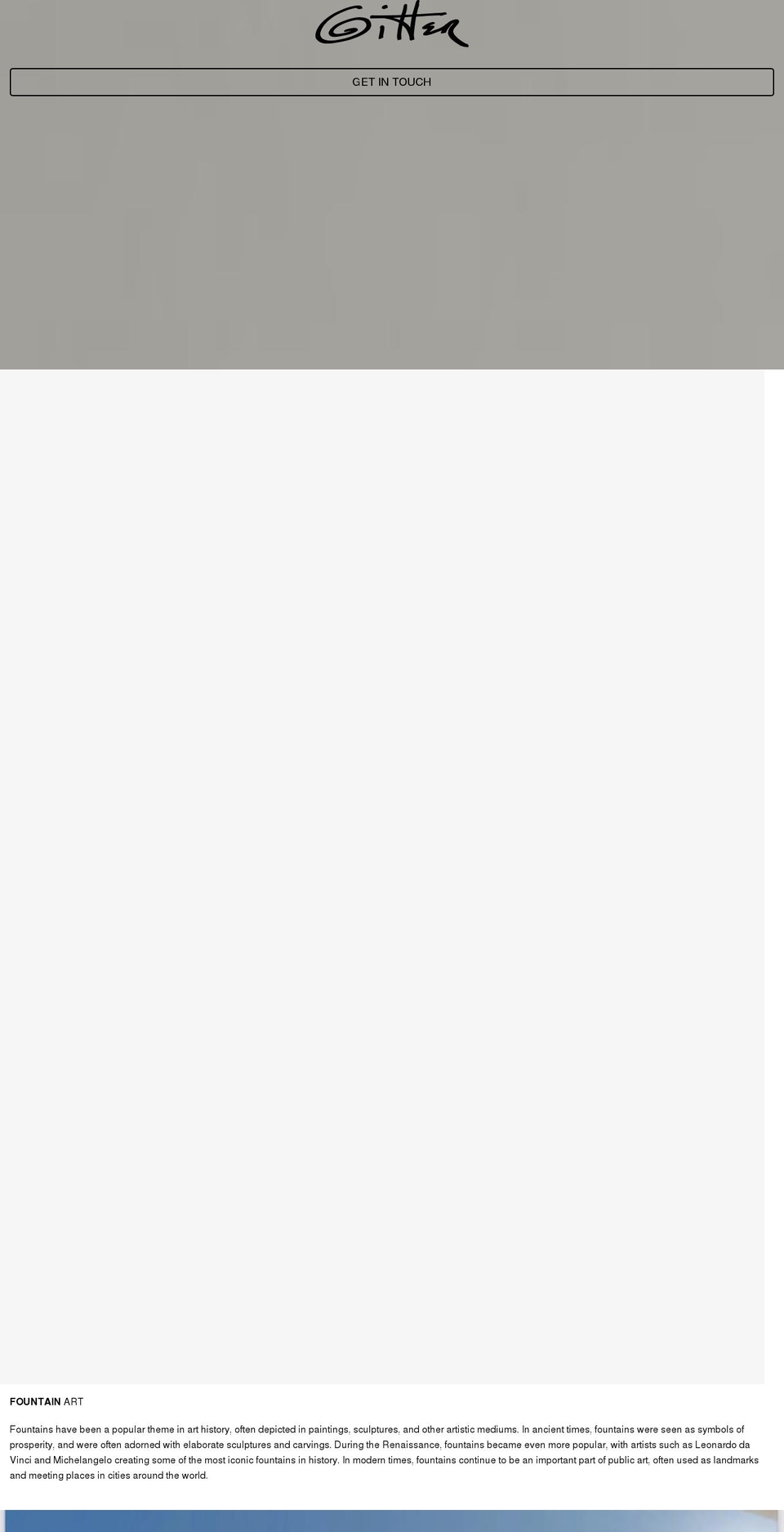 michaelgitter.com shopify website screenshot
