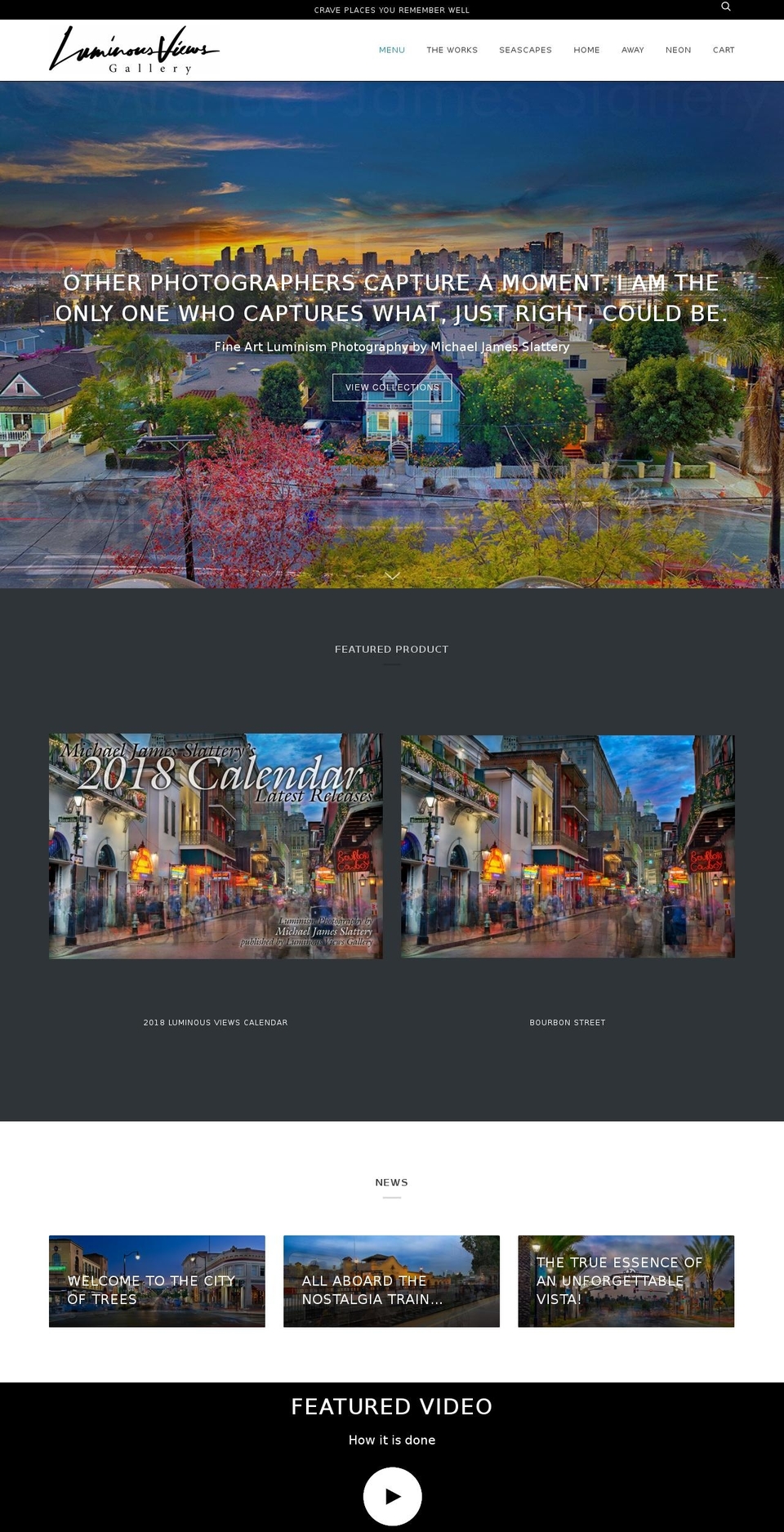 Pipeline - HC - 8 Mar '18 Shopify theme site example michaeljamesslattery.com