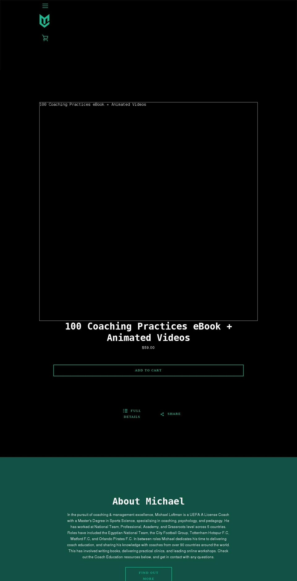 michaelloftman.com shopify website screenshot